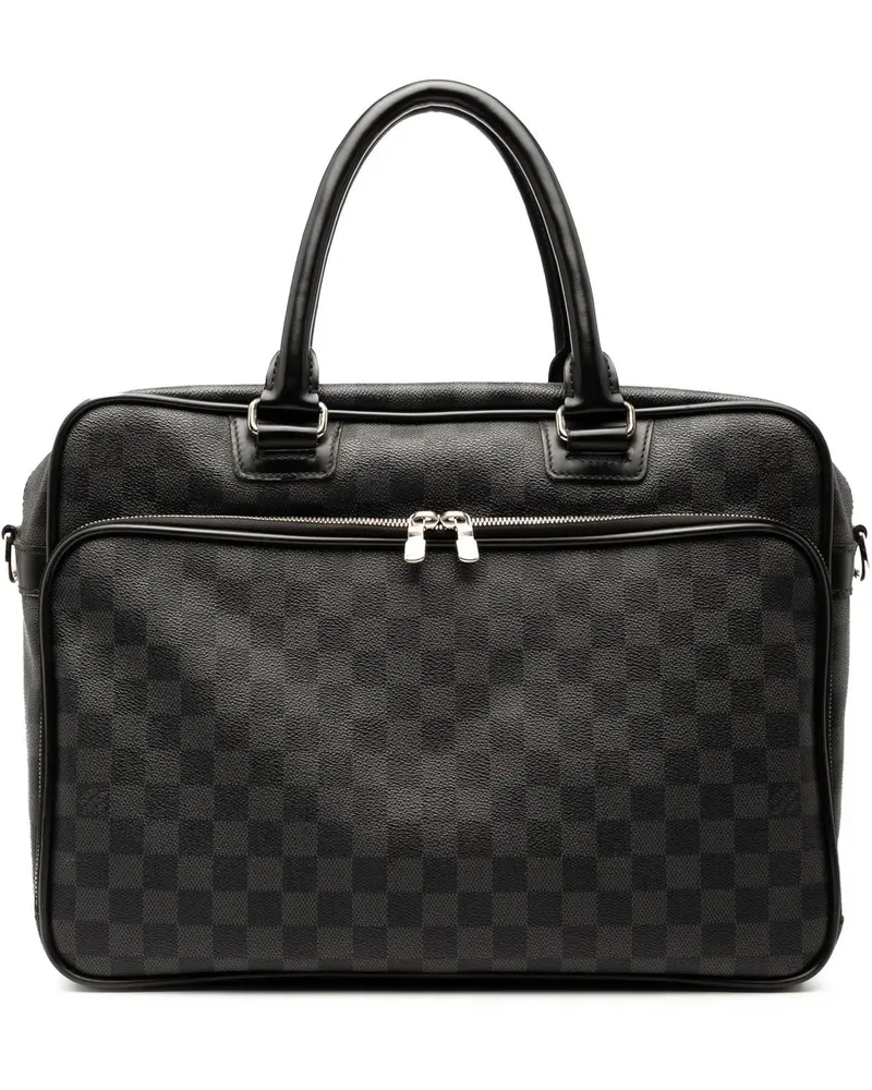 Louis Vuitton Crossbody Bags Damier Graphite Icare schwarz Schwarz