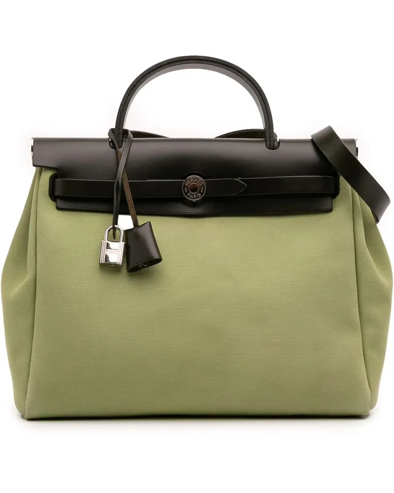 Hermès Hobo Bags Toile Herbag Zip 31 grün Grün