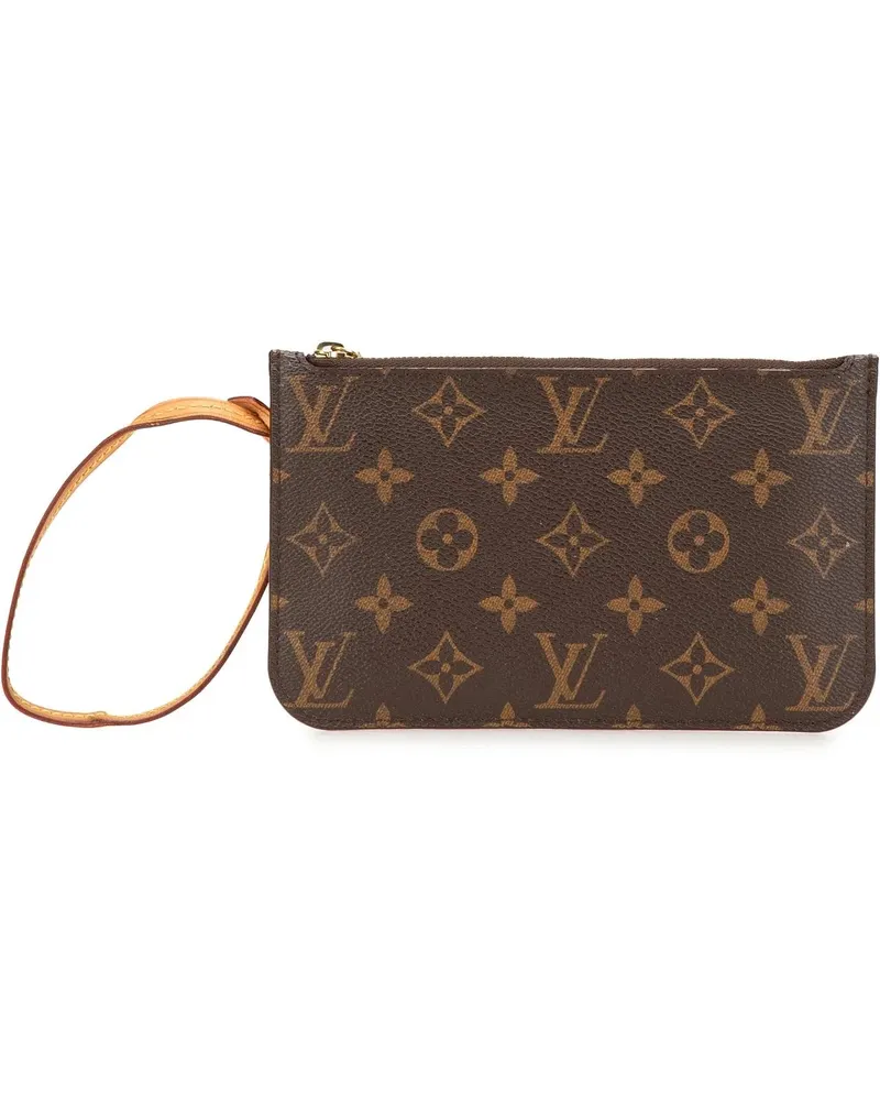 Louis Vuitton Kosmetiktaschen Monogram Neverfull Pouch braun Braun