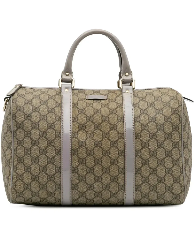 Gucci Crossbody Bags GG Supreme Joy Boston Bag braun Braun