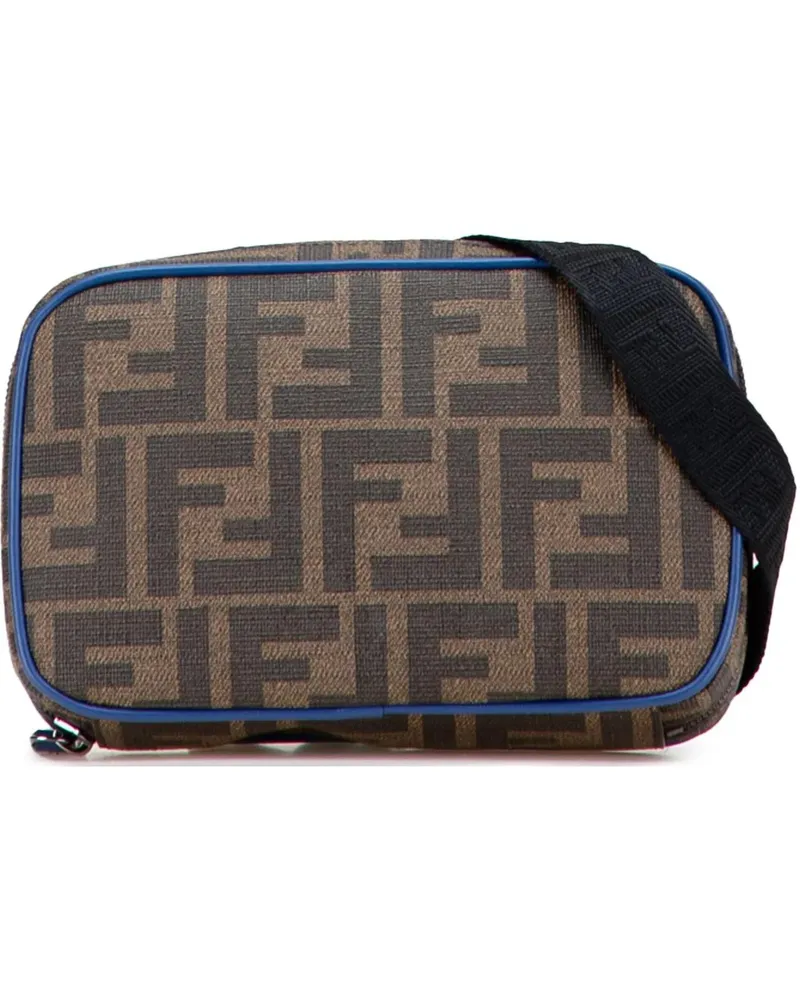 Fendi Hobo Bags Zucca Coated Canvas Camera Bag braun Braun