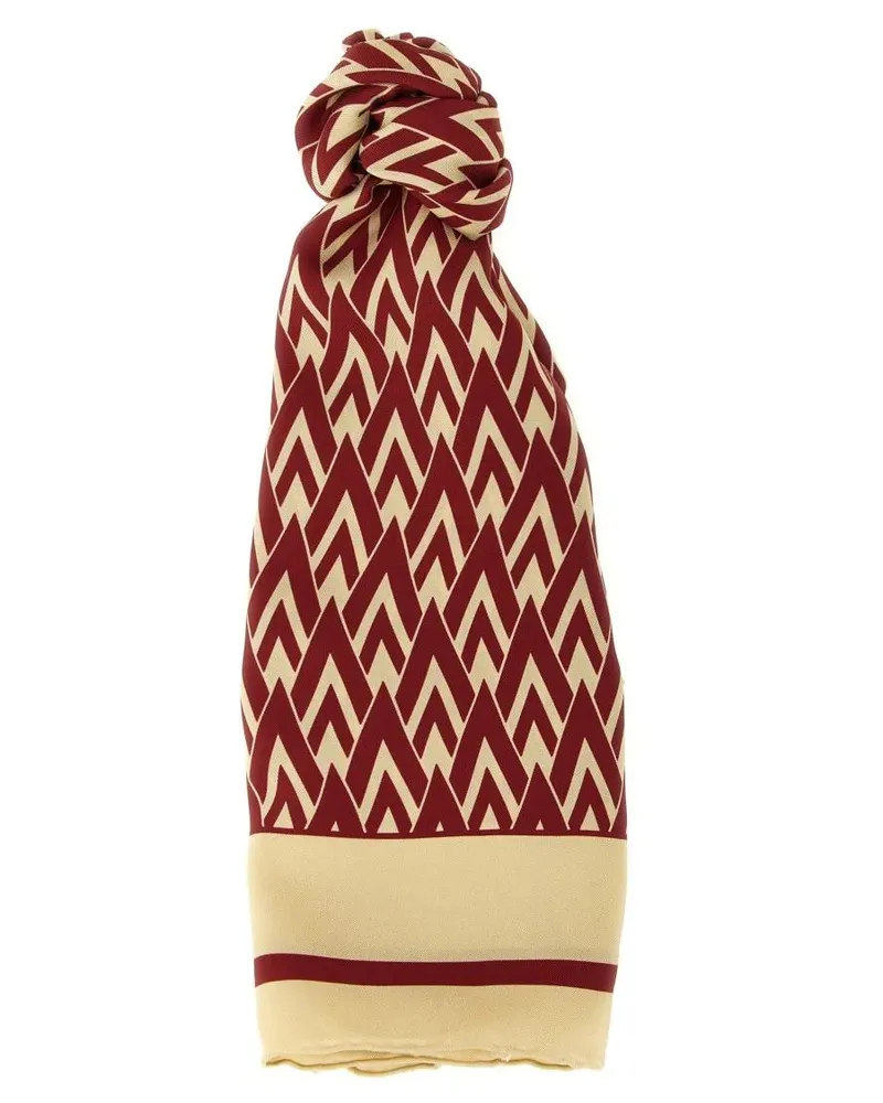 Valentino Garavani Tücher & Schals 'Toute La V' Scarf braun Braun