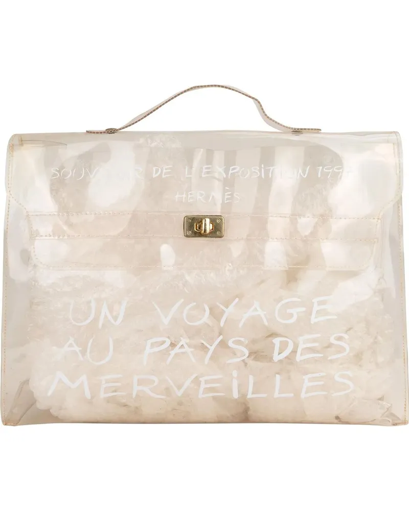 Hermès Crossbody Bags Hermes Transparent Souvenir 1997 Kelly Handbag bunt Bunt