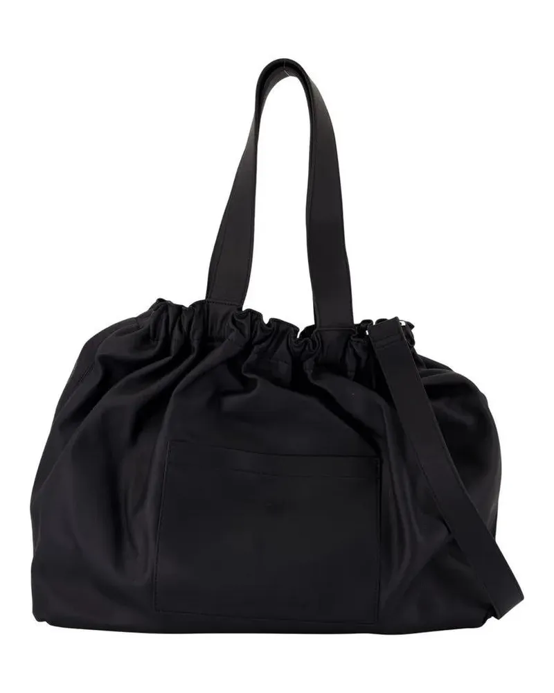 Samsøe & Samsøe Hobo Bags Spacious Leather Crossbody With Slouchy Silhouette schwarz Schwarz