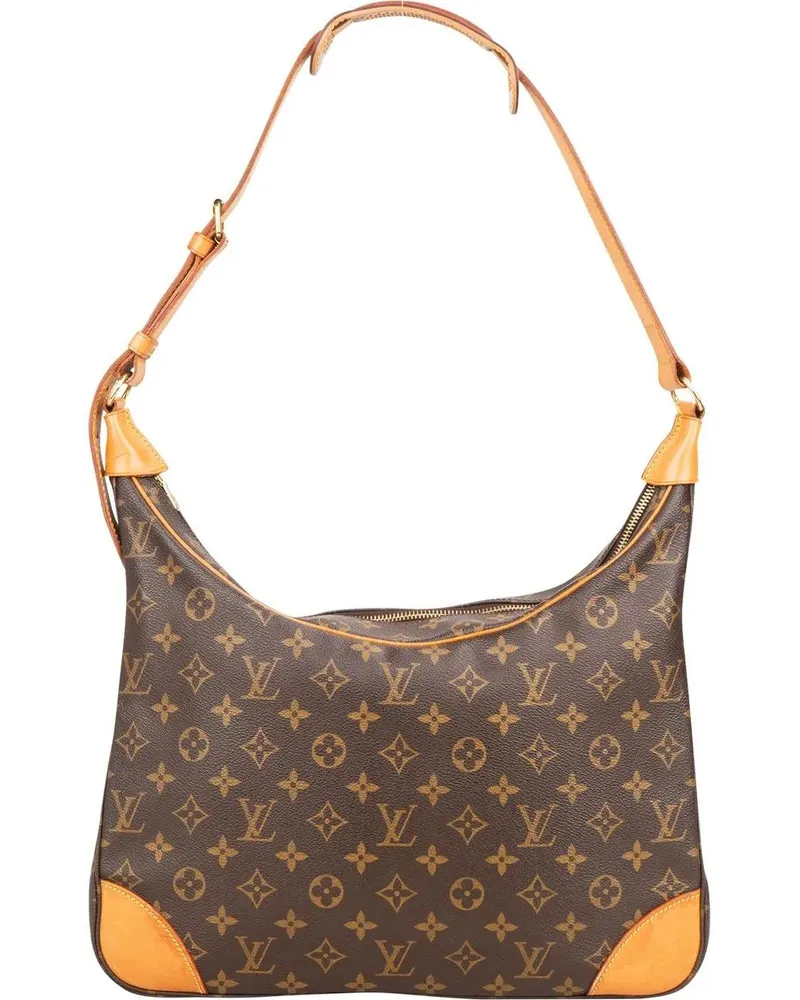 Louis Vuitton Crossbody Bags  Canvas Monogram Boulogne Crossbody B braun Braun