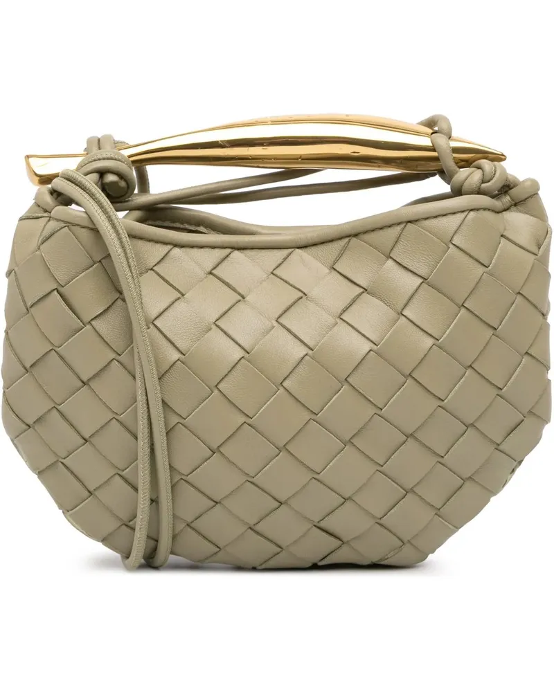 Bottega Veneta Hobo Bags Baby Lambskin Intrecciato Sardine braun Braun