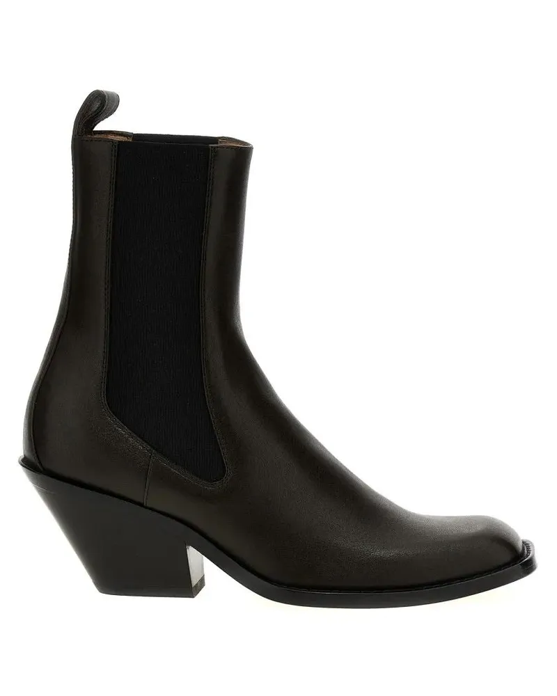 KHAITE Stiefel 'Austin' Ankle Boots schwarz Schwarz