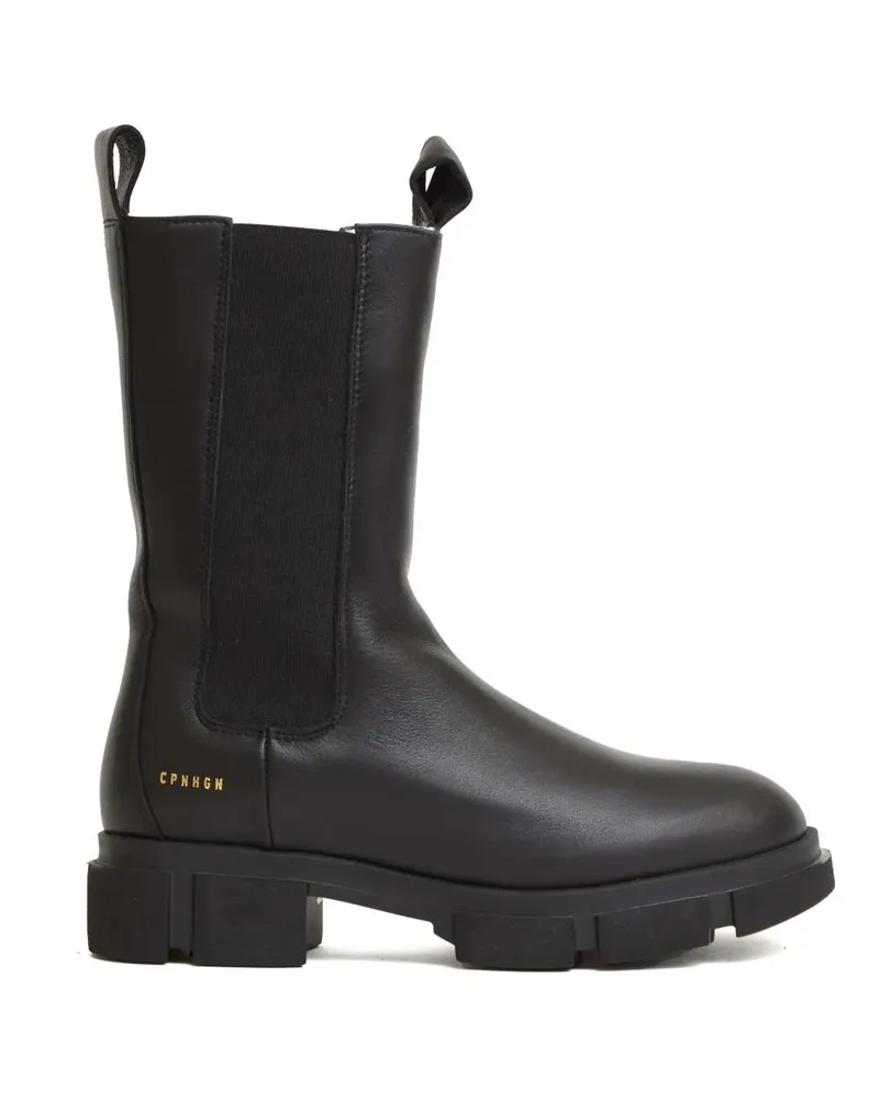 Copenhagen Stiefel Sole Boots With Teddy Lining schwarz Schwarz