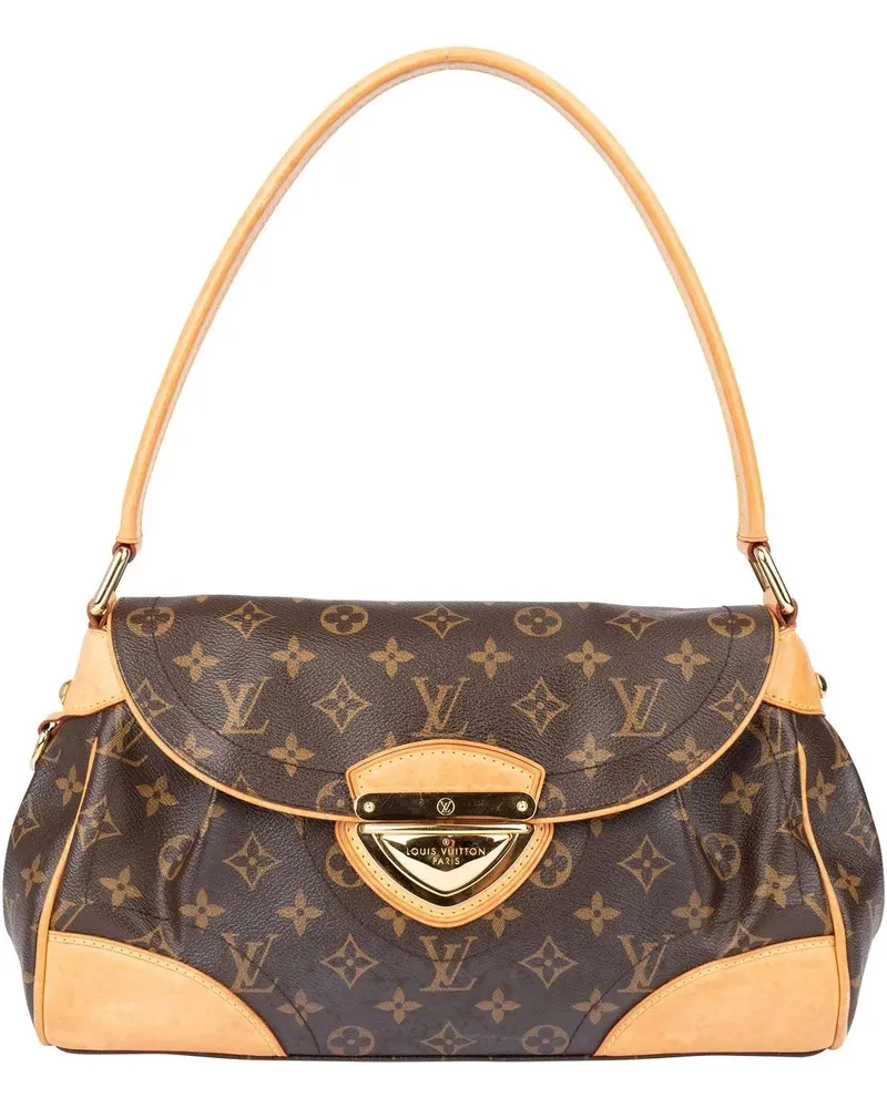 Louis Vuitton Crossbody Bags  Canvas Monogram Beverly MM Shoulder braun Braun