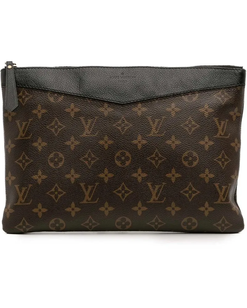 Louis Vuitton Clutches Monogram Daily Pouch braun Braun
