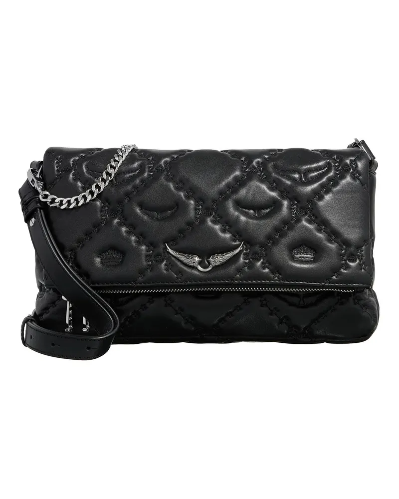 Zadig & Voltaire Hobo Bags Rocky Ii Crossbody - Leather - Black schwarz Schwarz
