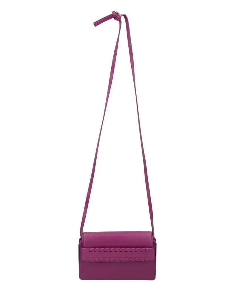Chloé Hobo Bags Shoulder Bag With Braided Detail Purple lila Lila