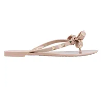 Sandalen Rockstud Bow Flip Flops beige