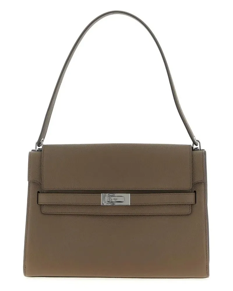 Tory Burch Hobo Bags 'Lee Radziwill' Large Shoulder Bag grau Grau