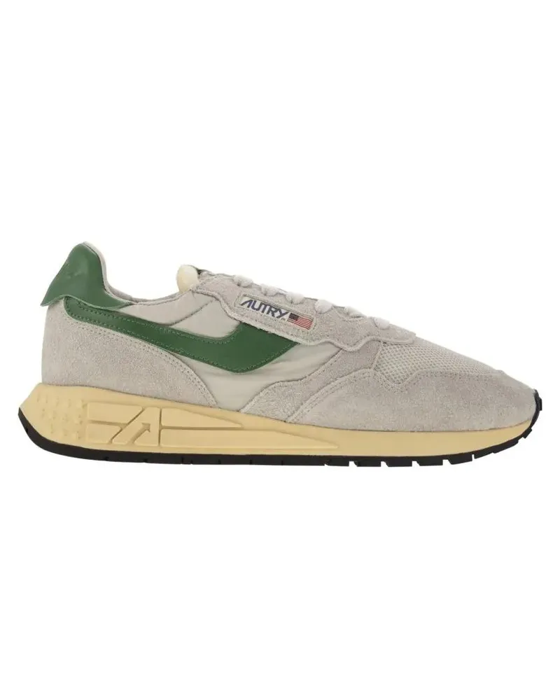 AUTRY Low-Top Sneaker Reelwind - Suede And Technical Textile Trainer grau Grau