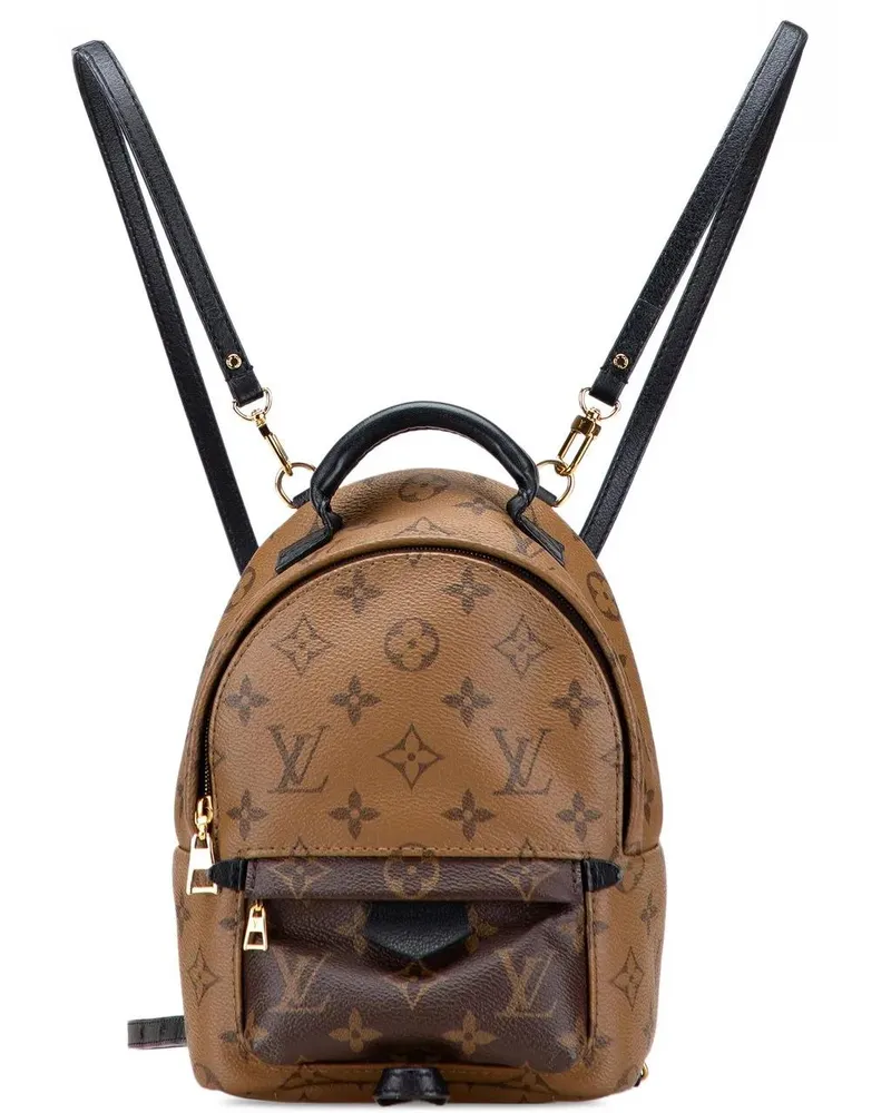 Louis Vuitton Rucksäcke Monogram Reverse Mini Palm Springs braun Braun
