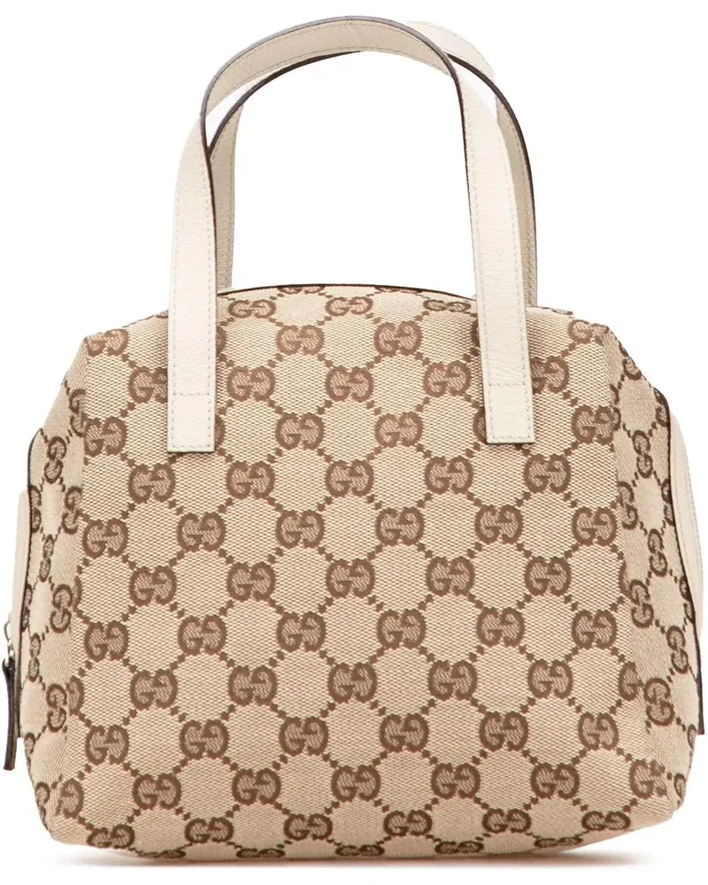 Gucci Crossbody Bags GG Canvas Handbag braun Braun
