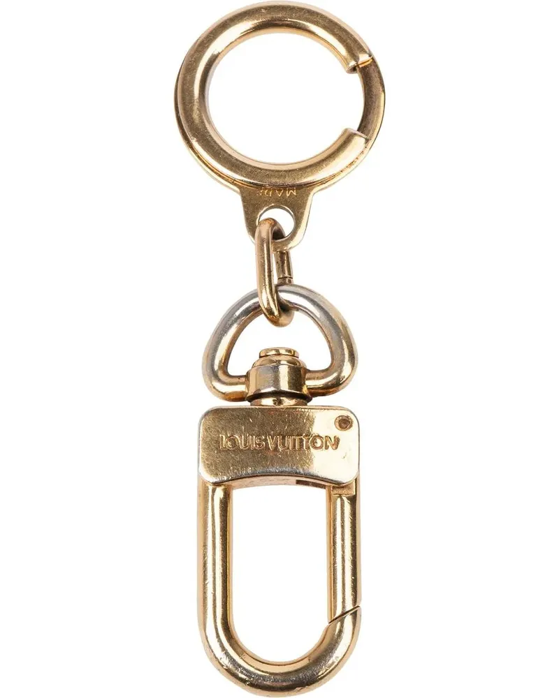 Louis Vuitton Portemonnaie  Gold Tone Pochette Extension orange Orange