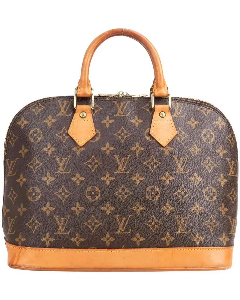 Louis Vuitton Crossbody Bags  Canvas Monogram Alma PM Handbag braun Braun