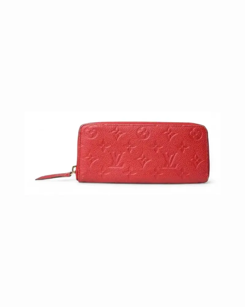 Louis Vuitton Portemonnaie Clemence Empreinte Red Wallet rot Rot
