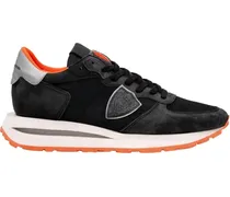 Low-Top Sneaker Tropez Haute Neon Noir Orange schwarz