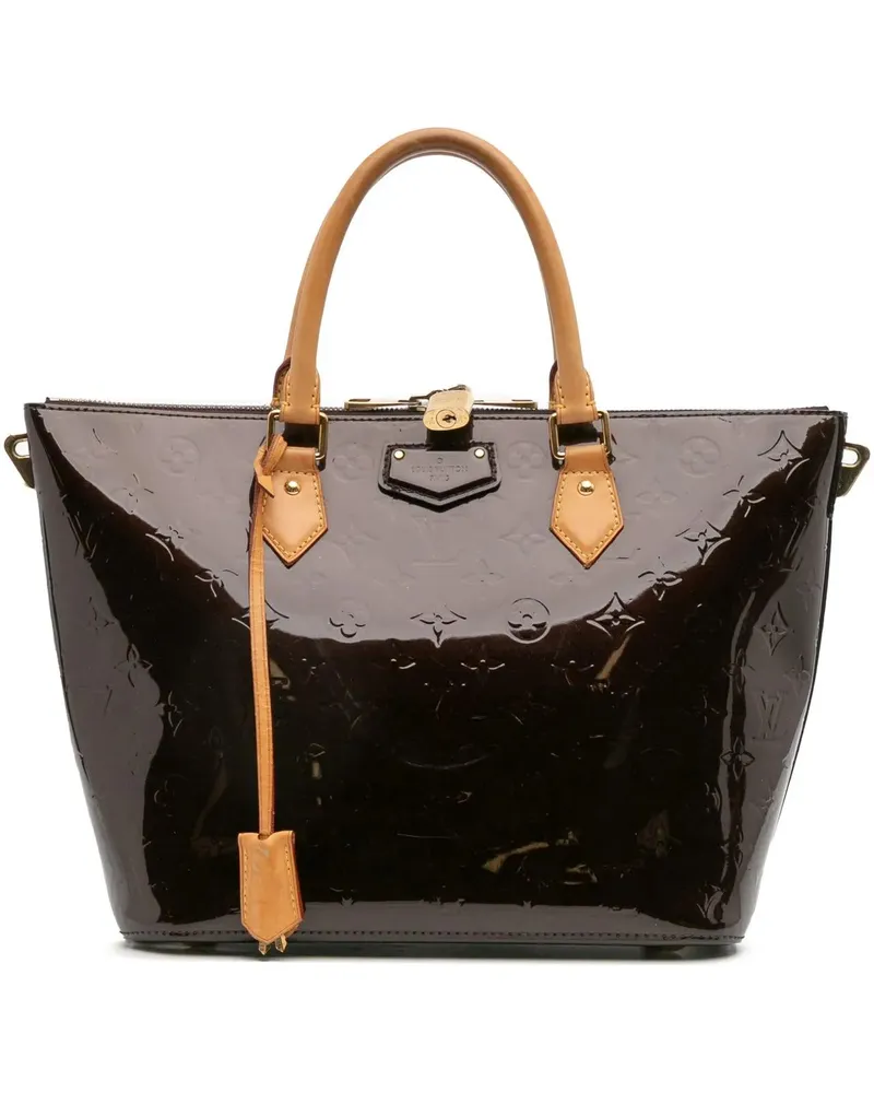 Louis Vuitton Hobo Bags Monogram Vernis Montebello MM orange Orange