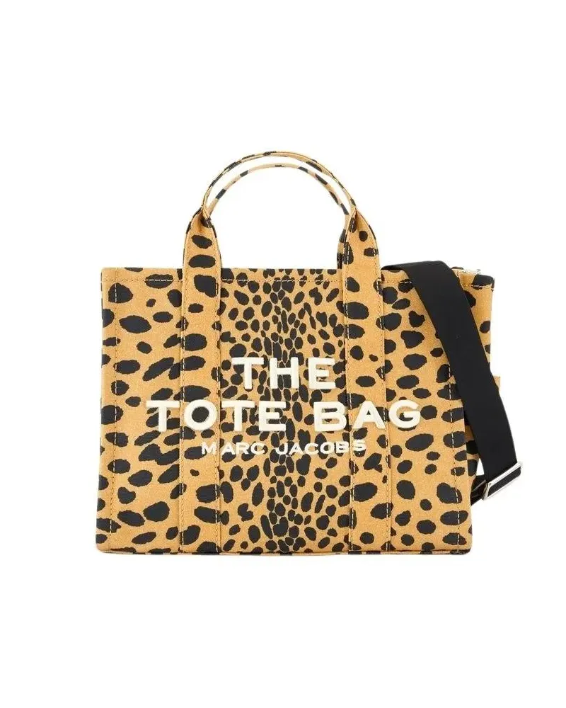 Marc Jacobs Shopper & Totes The Medium Tote - Cotton - Cheetah gelb Gelb