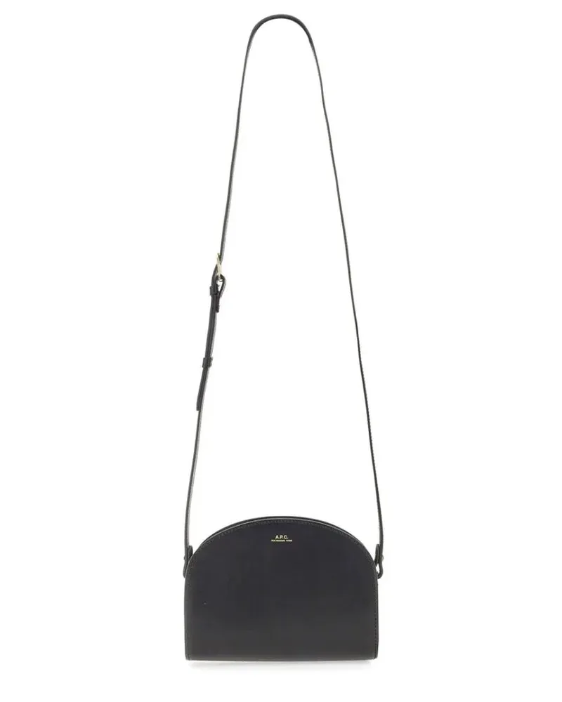 A.P.C. Hobo Bags Mini "Demi Lune" Bag schwarz Schwarz
