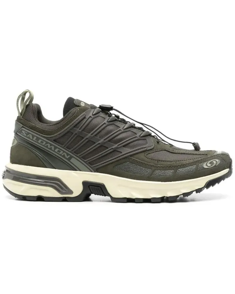 Salomon Low-Top Sneaker Military Green Acs Pro Leather Sneaker grün Grün