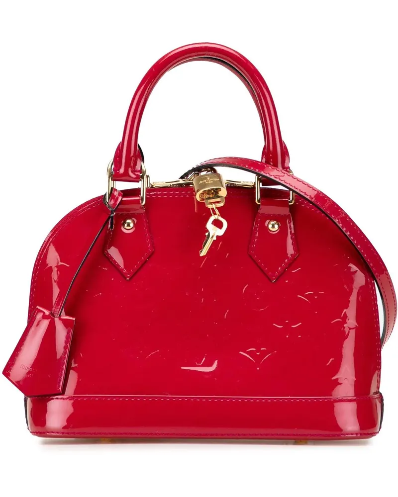 Louis Vuitton Hobo Bags Monogram Vernis Alma BB rot Rot