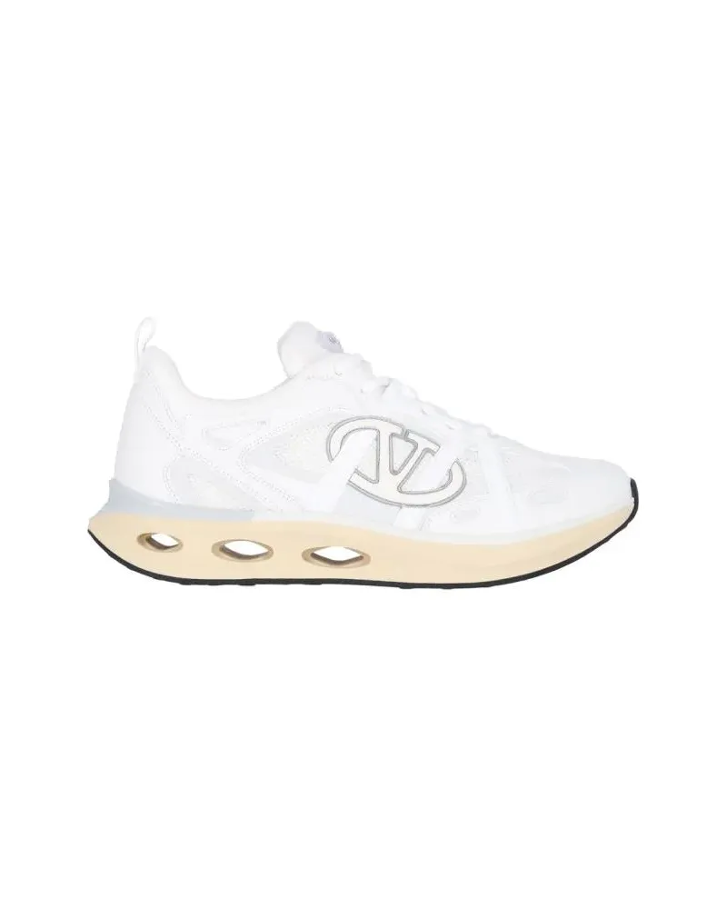 Valentino Garavani Low-Top Sneaker Vlogo Easyjog Low-Top Sneakers – White weiß Weiß