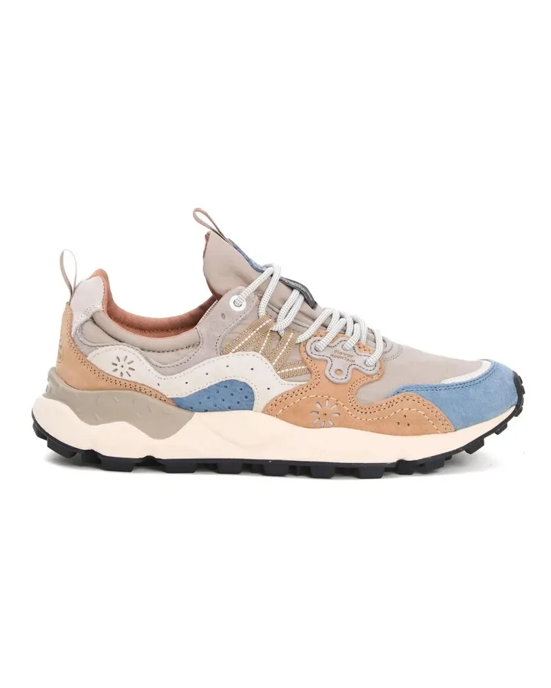 Flower MOUNTAIN Low-Top Sneaker Grey And Beige Suede Sneakers beige Beige