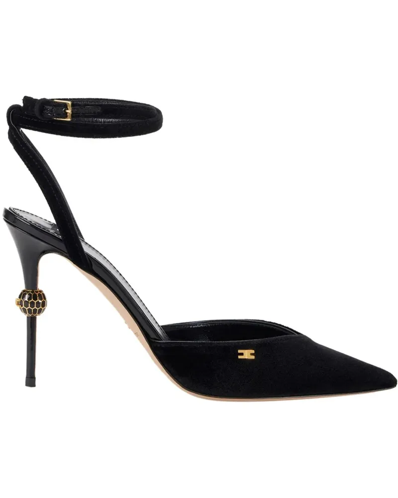 Elisabetta Franchi Sandalen Sandals Black schwarz Schwarz