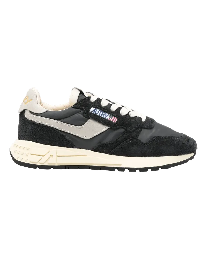 AUTRY Low-Top Sneaker Reelwind Sneaker mit Einsätzen schwarz Schwarz