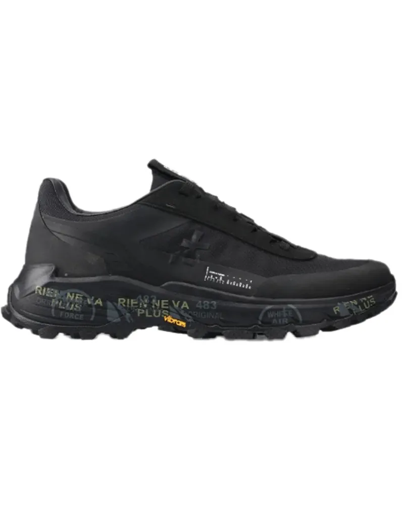 Premiata Low-Top Sneaker Sneakers Black schwarz Schwarz