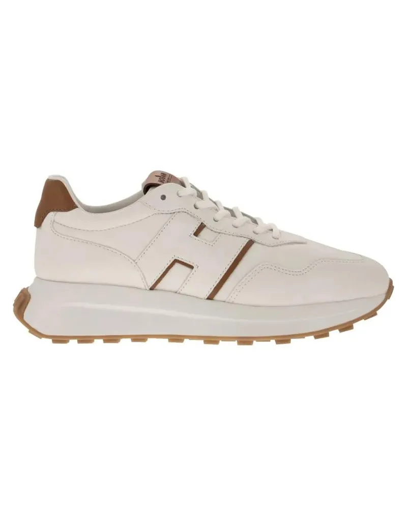 Hogan Low-Top Sneaker H641 - Leather Trainers weiß Weiß