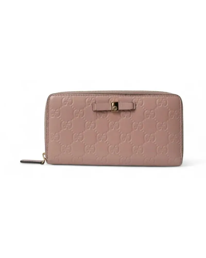 Gucci Portemonnaie Gg Sssima Wallet In Pink pink Rosa