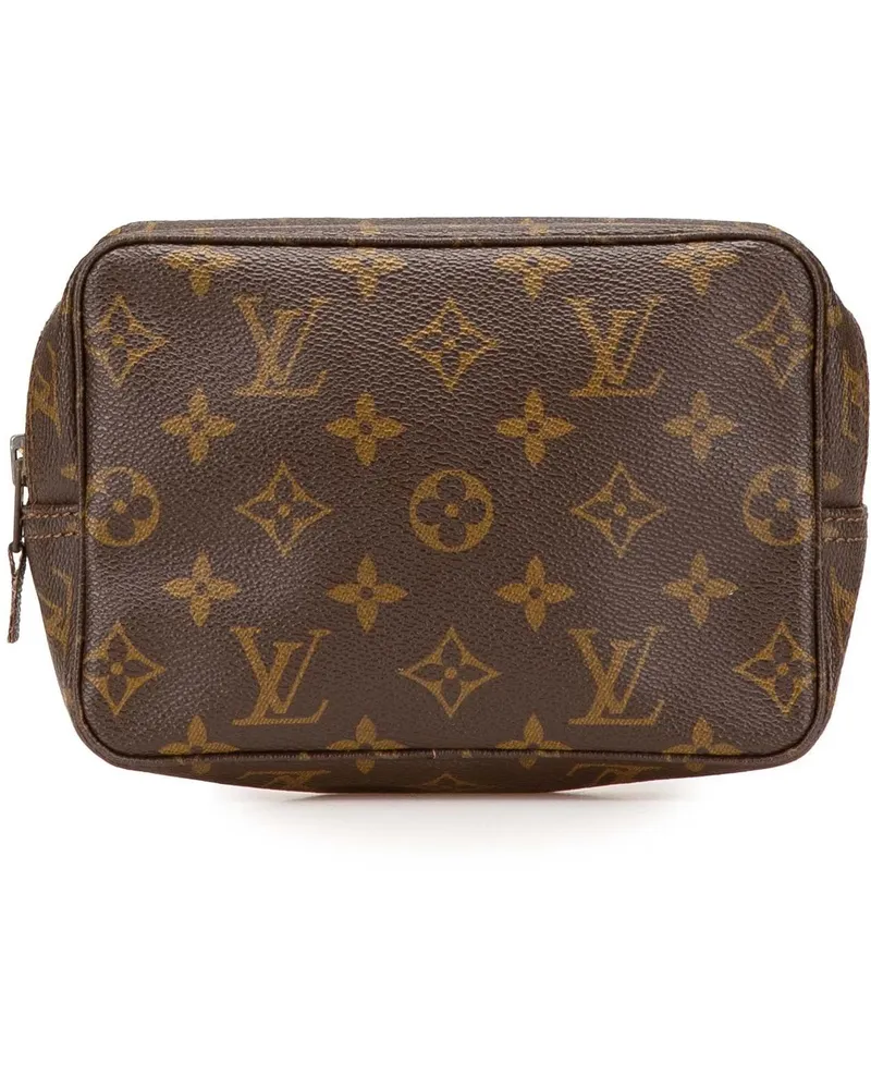 Louis Vuitton Clutches Monogram Trousse Toilette 18 braun Braun