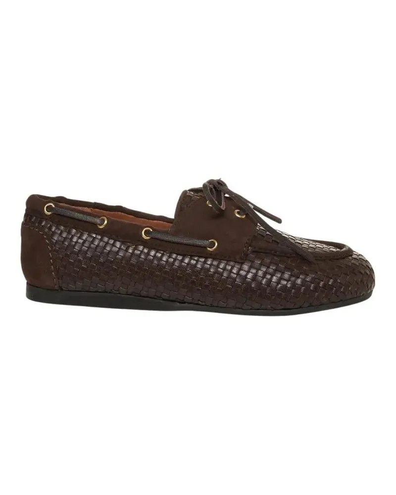 Billi Bi Britney' Leather Loafers schwarz Schwarz
