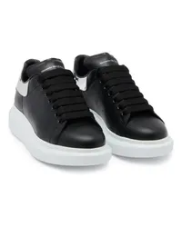 Alexander McQueen Sneakers Oversized Black/Silver Sneakers Schwarz