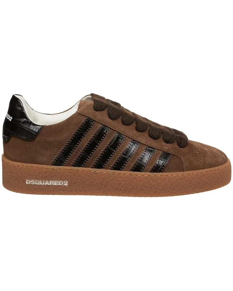 Dsquared2 Low-Top Sneaker Sneakers 'Rapper's delight' braun Braun