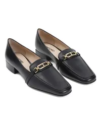 Tom Ford Pumps & High Heels Black Calf Leather Loafers Schwarz