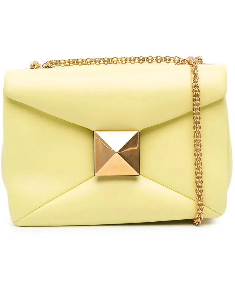 Valentino Garavani Hobo Bags Nappa One Stud Chain Shoulder Bag gelb Gelb
