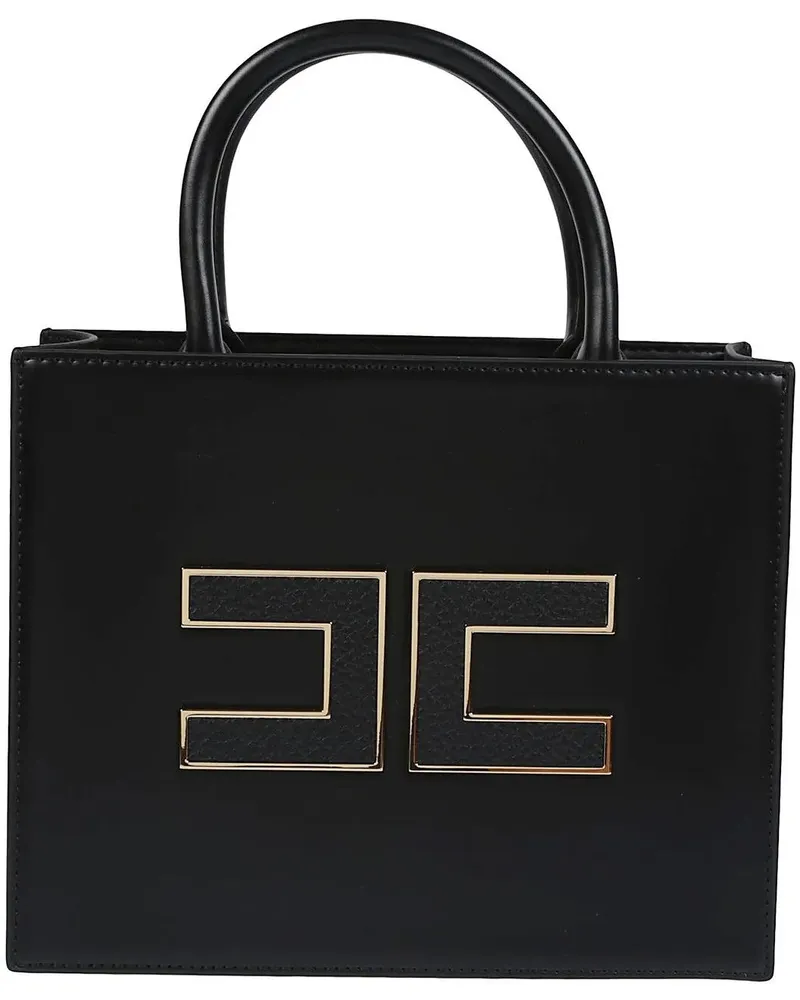 Elisabetta Franchi Crossbody Bags Small Logo Bag Black schwarz Schwarz