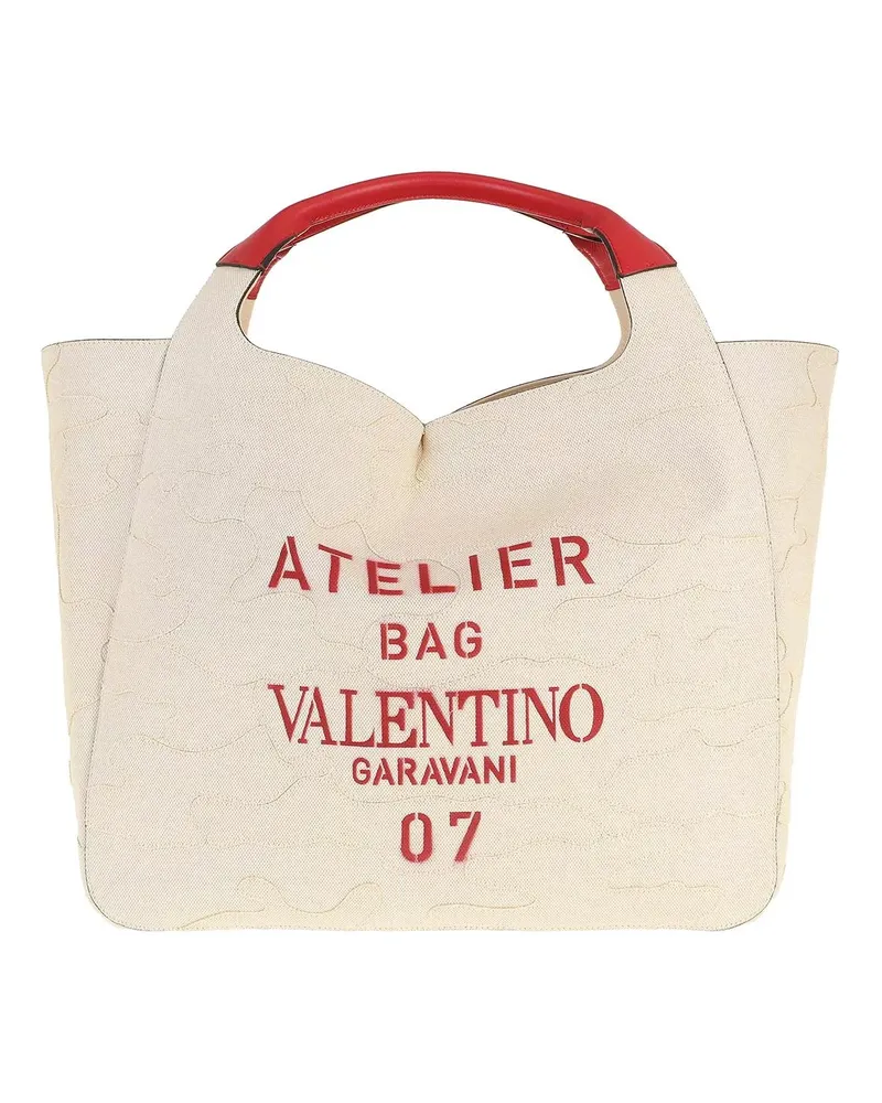 Valentino Garavani Tote Atelier 07 Tote Bag Creme