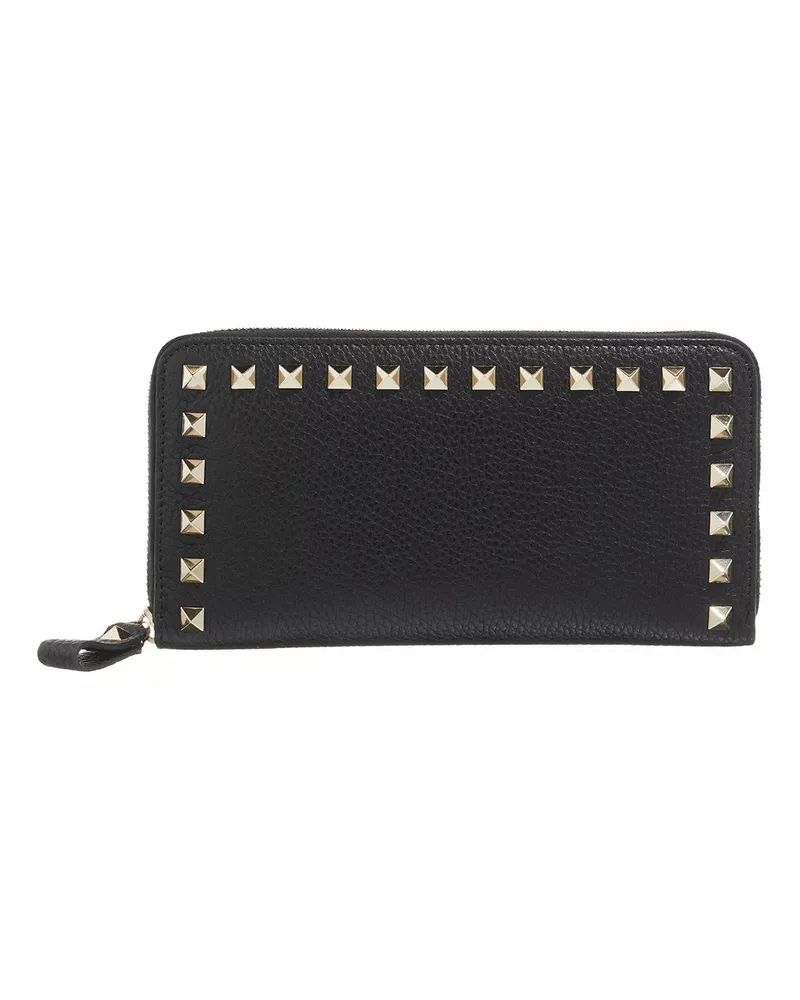 Valentino Garavani Portemonnaie Long Wallet schwarz Schwarz