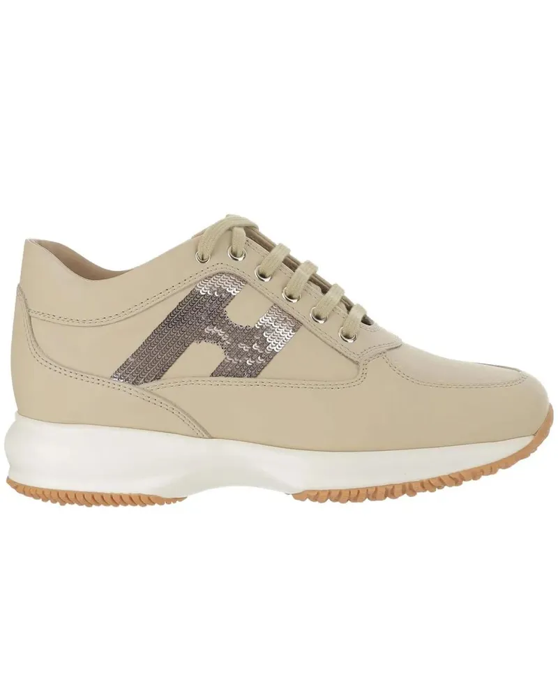 Hogan Low-Top Sneaker Interactive Leather Sneakers beige Beige