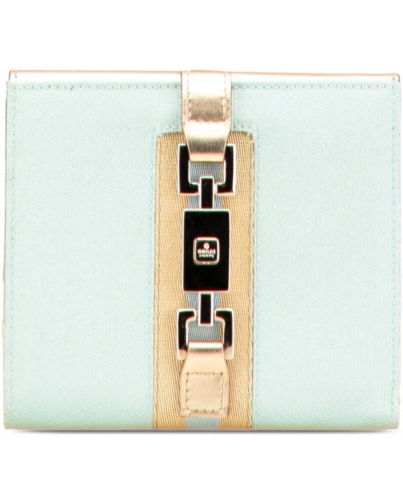 Gucci Portemonnaie Canvas Jackie Small Wallet grün Grün