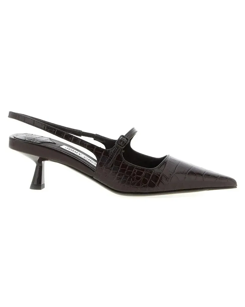 Jimmy Choo Hohe Schuhe Didi Slingback braun Braun