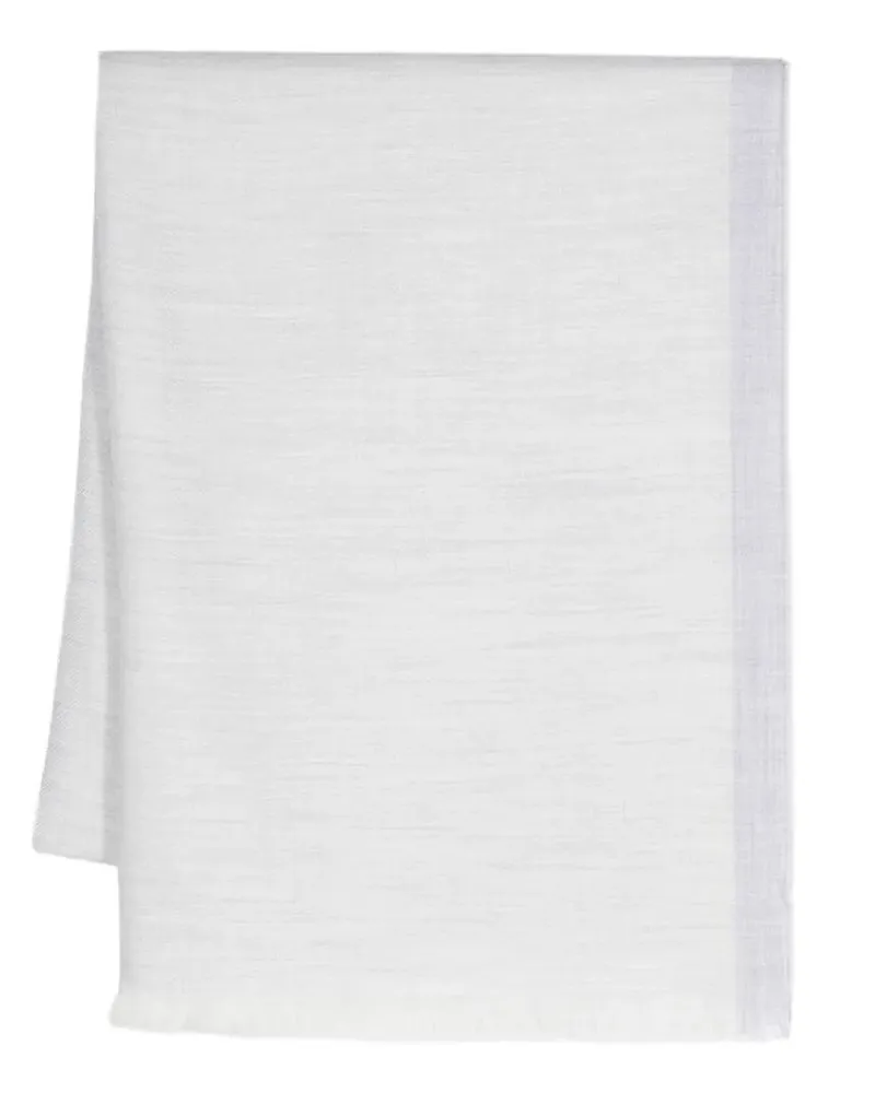 Eleventy Tücher & Schals Generously Sized Textured Wool Scarf grau Grau